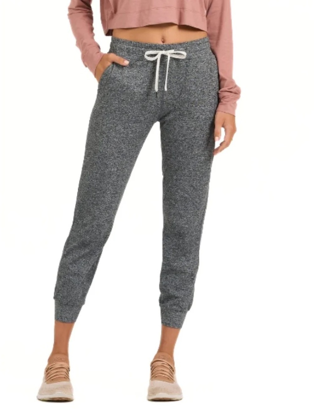 Vuori Performance Jogger in Heather Grey